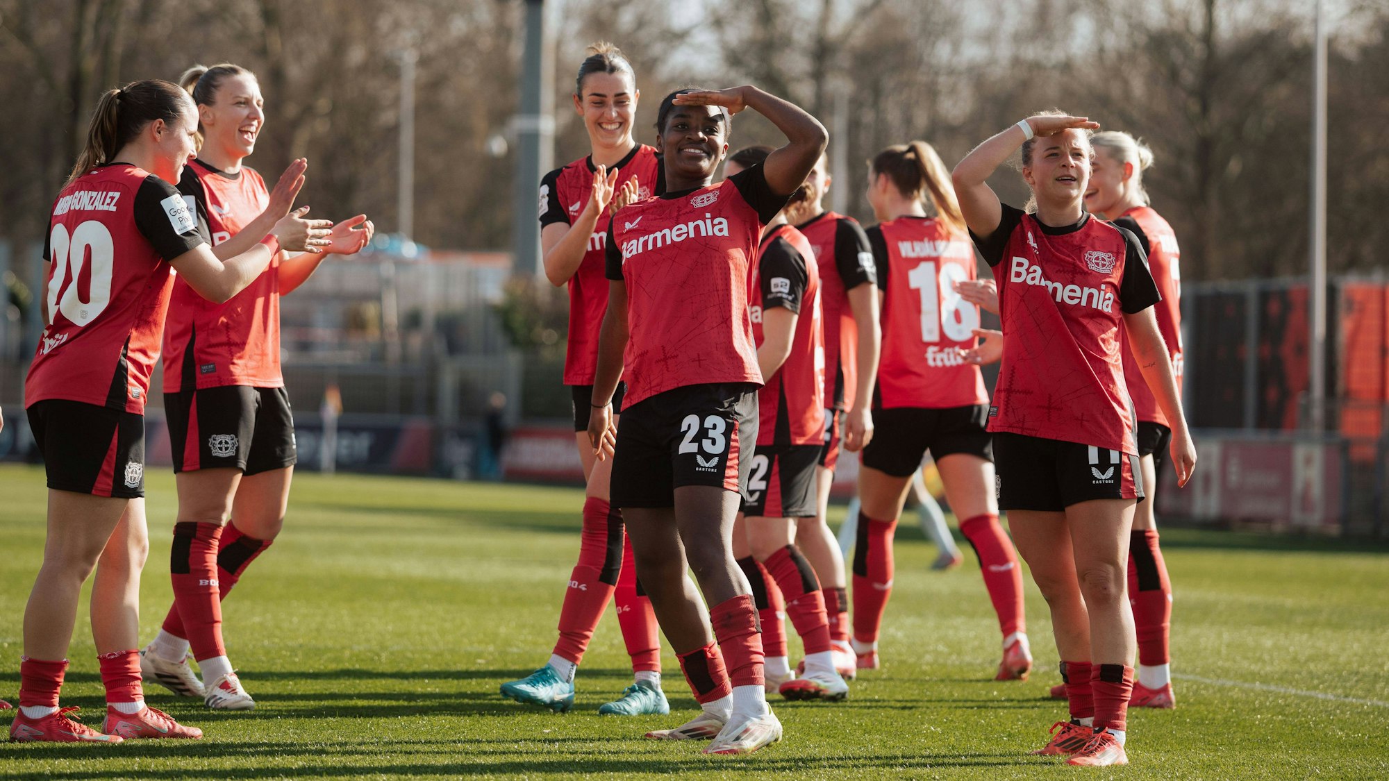 16.03.25, Frauen, Fussball, 1.BL, Saison 2024/2025, Bayer 04 Leverkusen - SV Werder Bremen, 17. Spieltag *** 16 03 25, Women, Soccer, 1 BL, Season 2024 2025, Bayer 04 Leverkusen SV Werder Bremen, Matchday 17