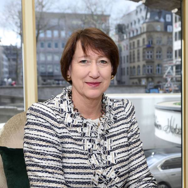 Hildegard Müller, Präsidentin des Verbandes der Automobilindustrie (VDA), war zu Besuch in Köln.