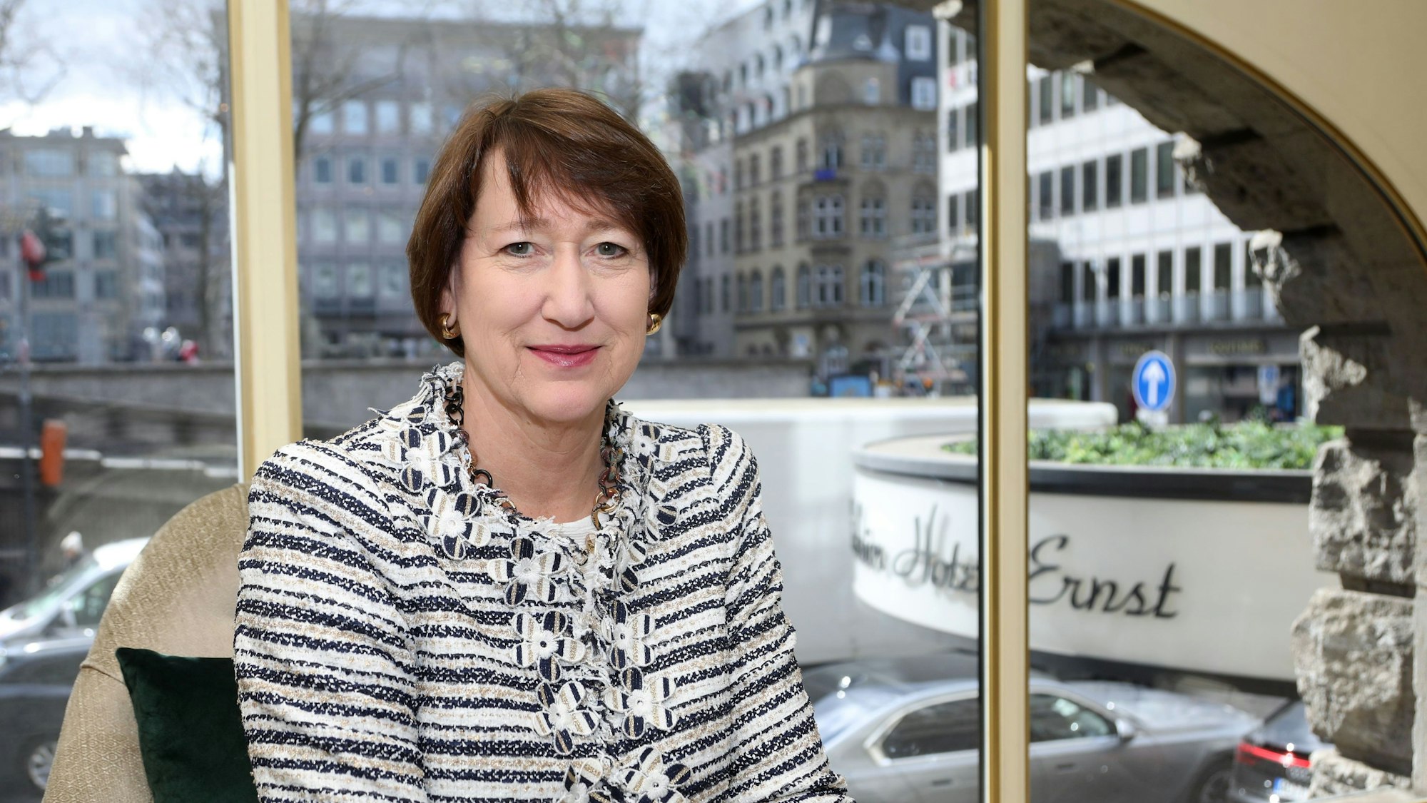 Hildegard Müller, Präsidentin des Verbandes der Automobilindustrie (VDA), war zu Besuch in Köln.