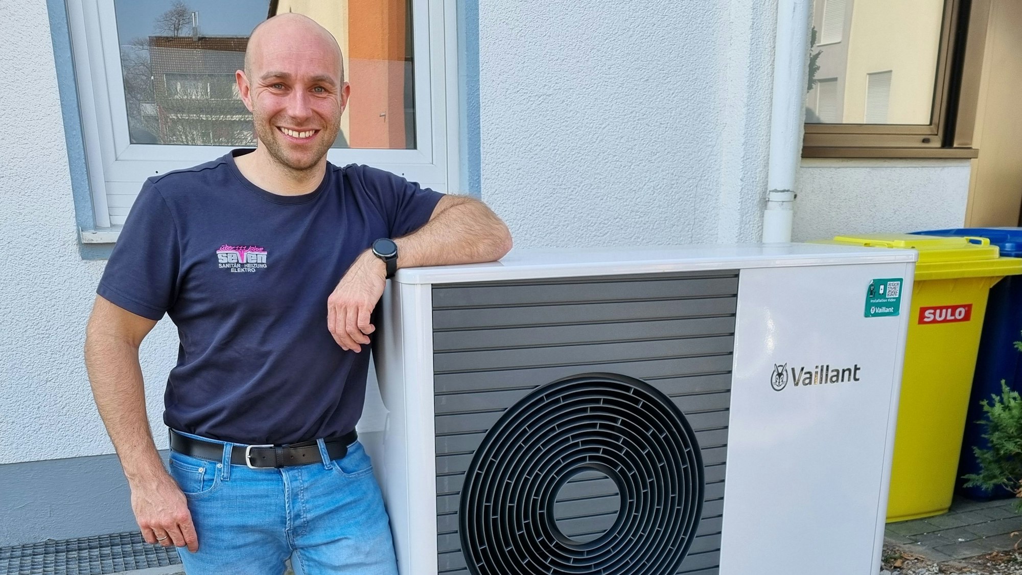 Peter Seven vom gleichnamigen Sanitär- und Heizungsbetrieb in Leverkusen-Manfort