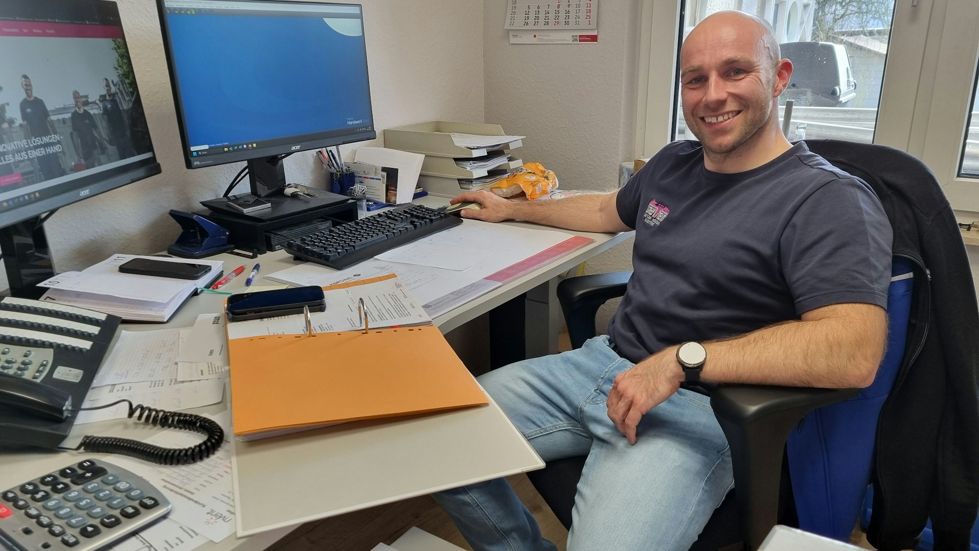 Peter Seven vom gleichnamigen Sanitär- und Heizungsbetrieb in Leverkusen-Manfort