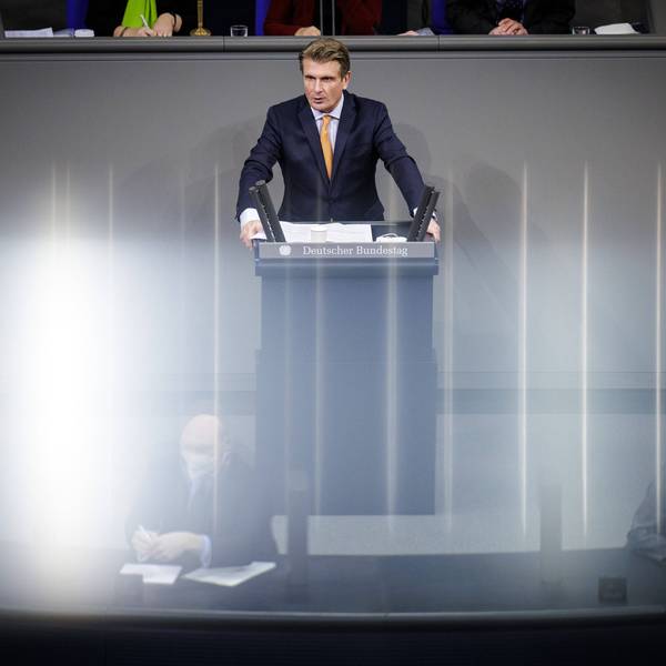 CDU-Politiker Thomas Bareiß bei einer Rede im Bundestag. (Archivbild)