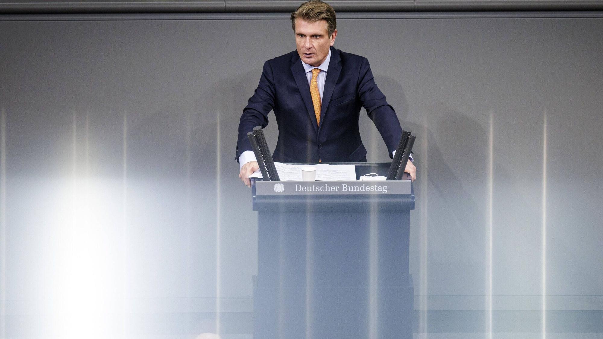 CDU-Politiker Thomas Bareiß bei einer Rede im Bundestag. (Archivbild)