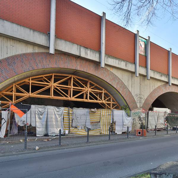 Bahnbögen in der Hüttenstraße
