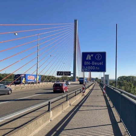 Die Bonner Nordbrücke soll durch einen Neubau ersetzt werden.