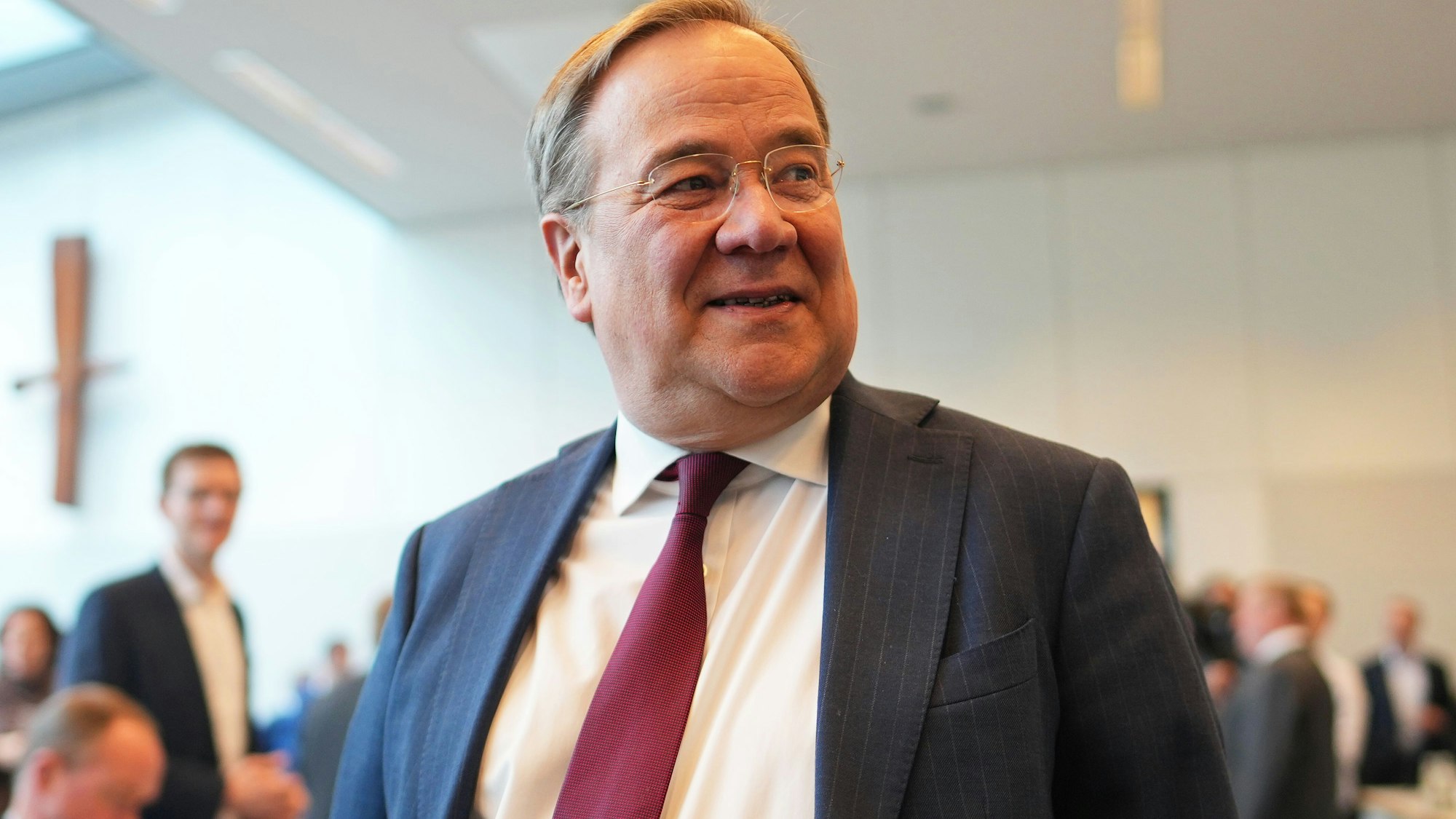 Armin Laschet, stellvertretender Bundesvorsitzender der CDU, kommt zur konstituierenden Sitzung der neuen Unionsfraktion im Bundestag.