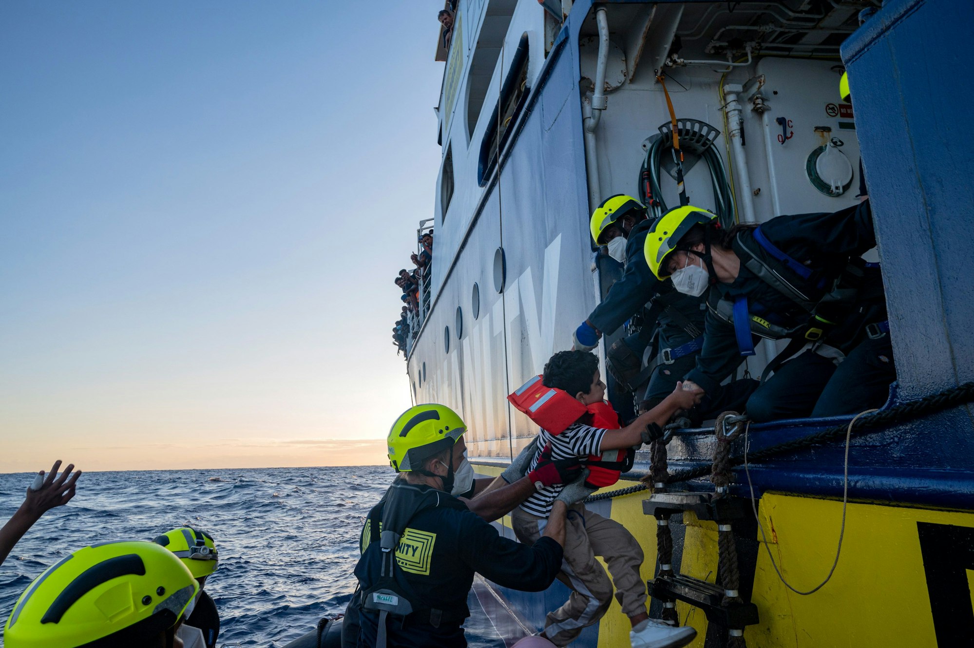 Seenotretter von SOS Humanity im Einsatz