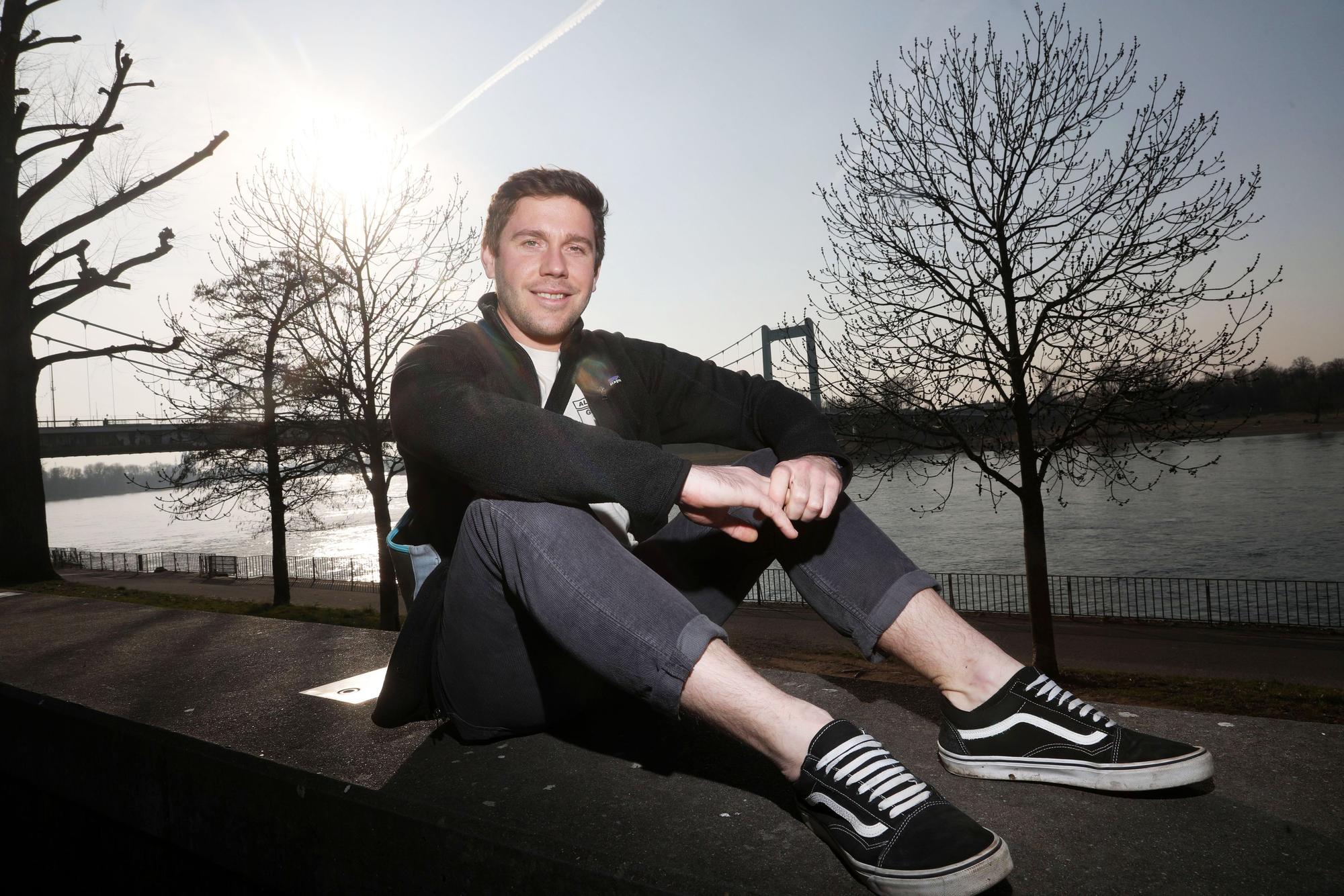 10.03.2025, Köln: Der Kölner Jochen Häußler engagiert sich seit zehn Jahren als Seenotretter bei SOS Humanity. Foto: Arton Krasniqi