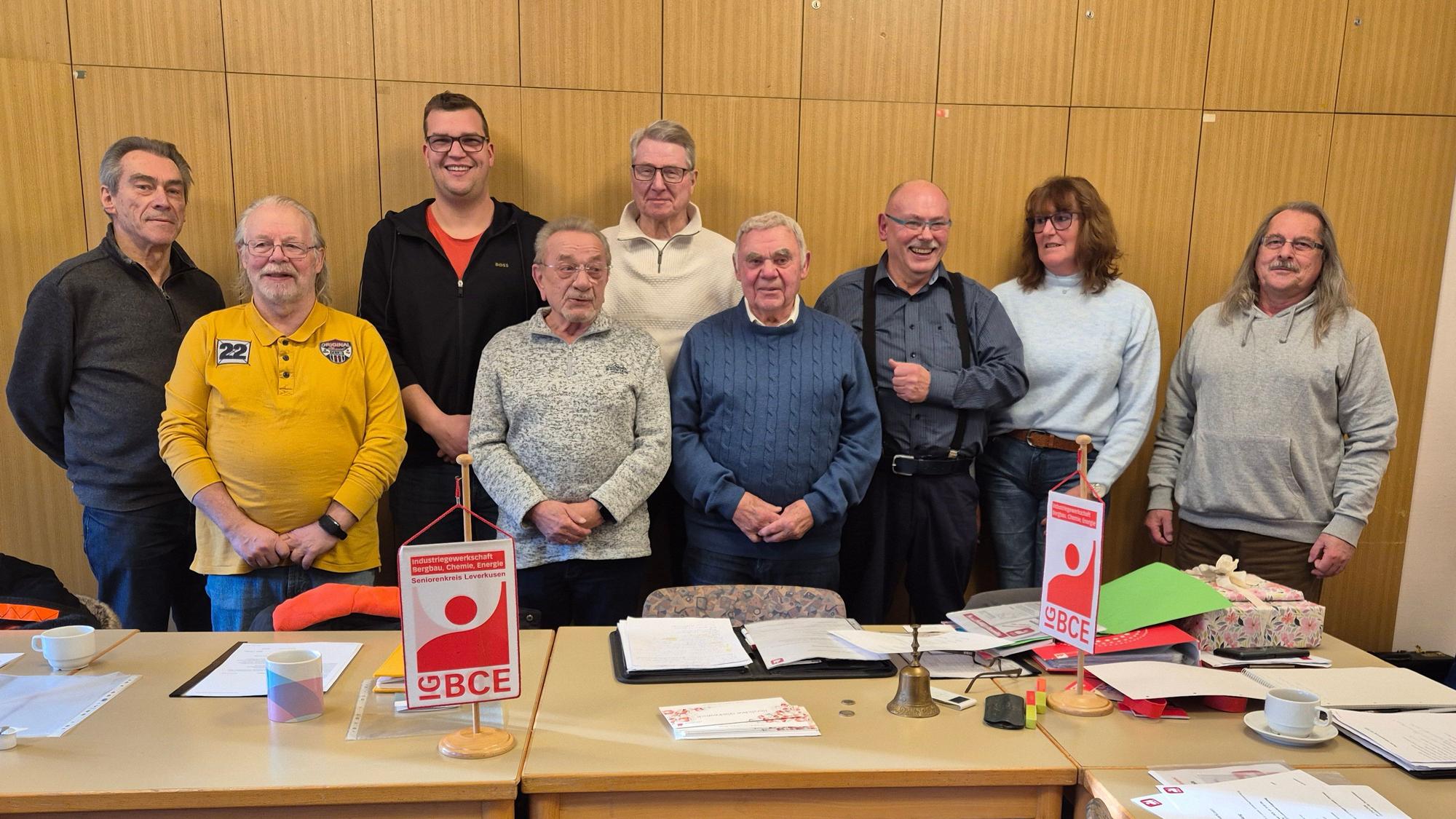 Die IGBCE-Senioren im Bezirk Leverkusen haben einen neuen Vorstand.