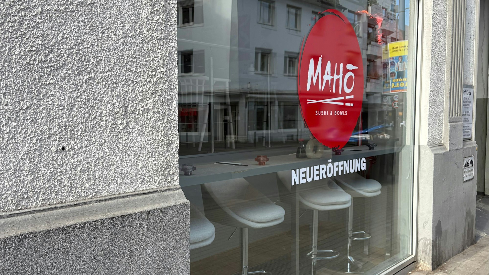 Restaurant Mahō Sushi & Bowls in Rodenkirchen.