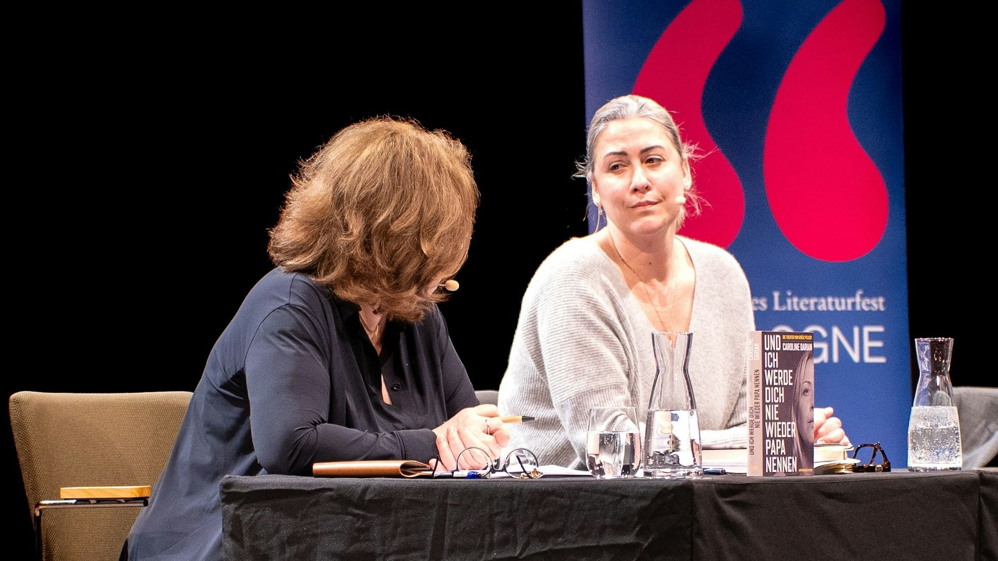 Caroline Darian im Gespräch mit Olga Mannheimer bei der lit.Cologne