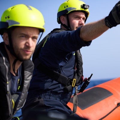 Jochen Häußler im Einsatz als Seenotretter bei SOS Humanity