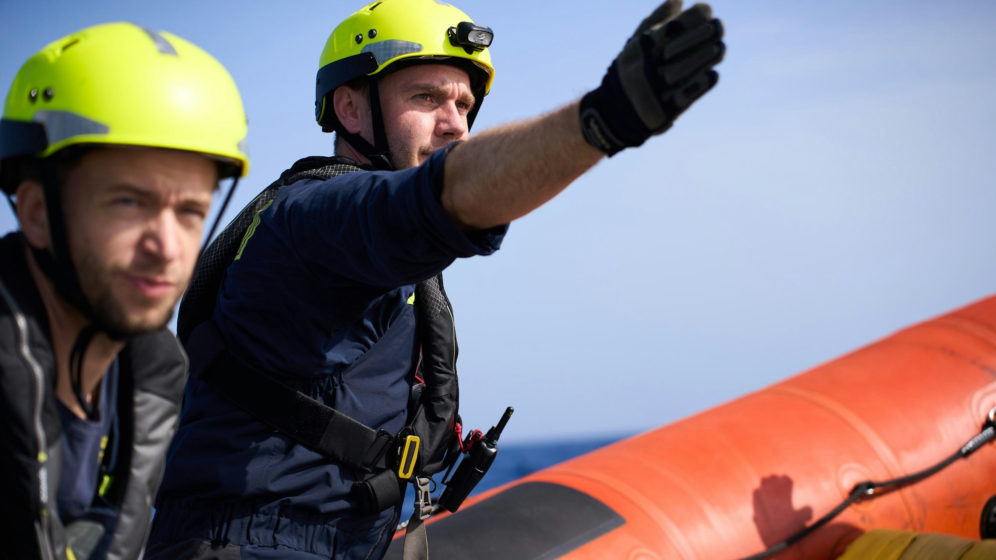 Jochen Häußler im Einsatz als Seenotretter bei SOS Humanity