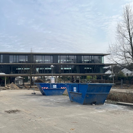 Baustelle der Theodor-Heuss-Realschule in Opladen