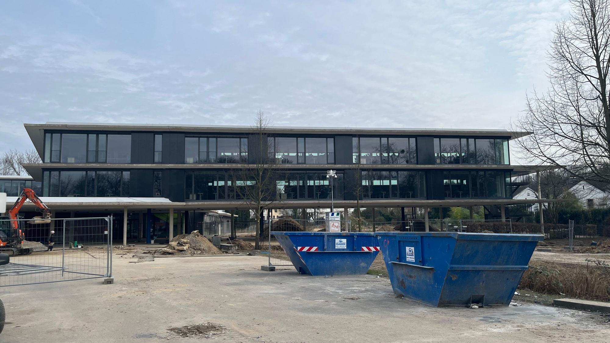 Baustelle der Theodor-Heuss-Realschule in Opladen
