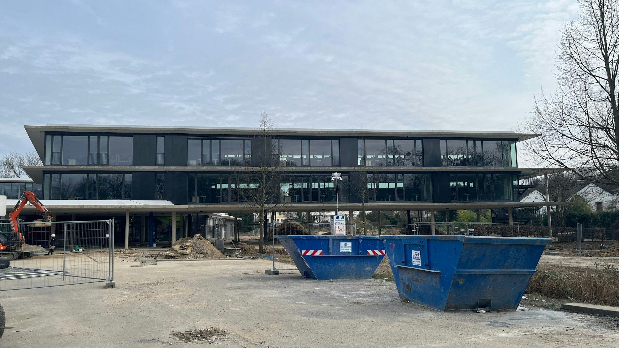 Baustelle der Theodor-Heuss-Realschule in Opladen