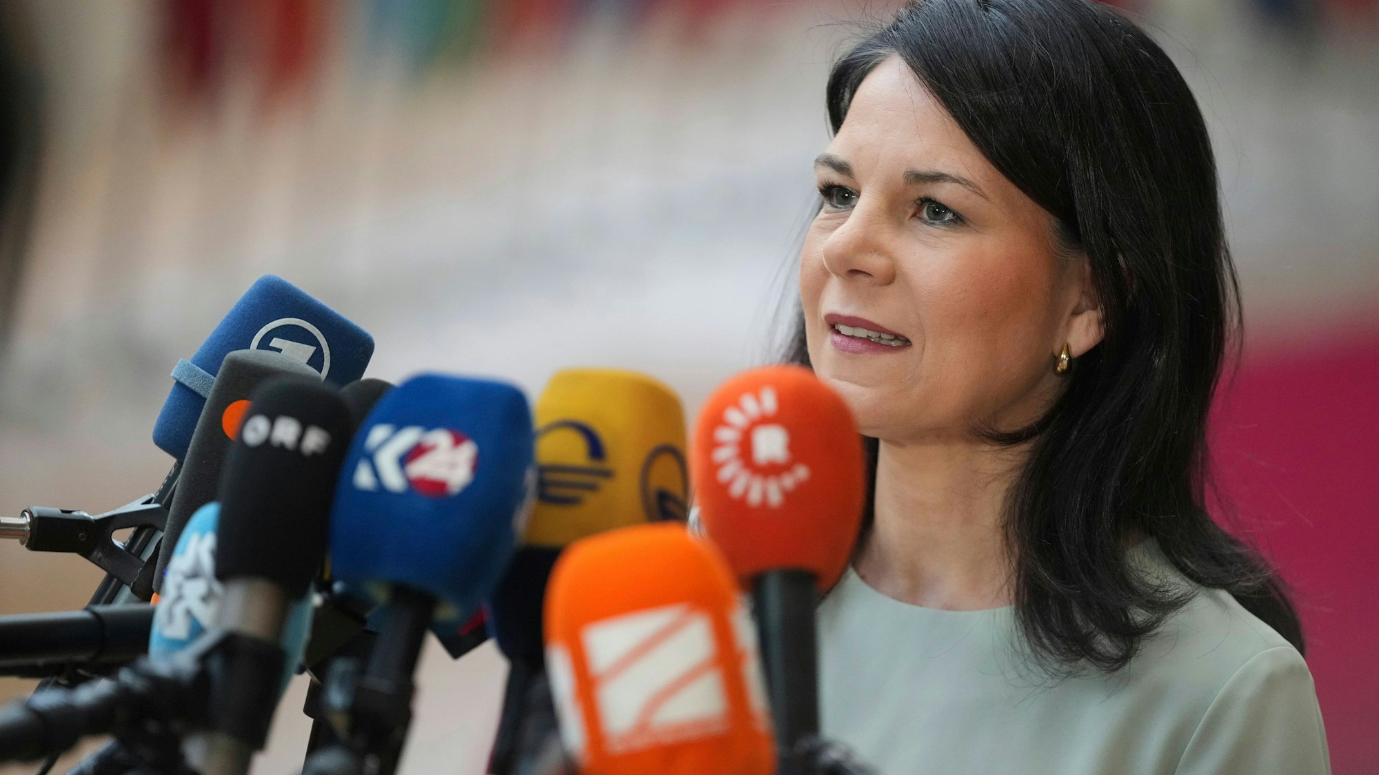 Die deutsche Außenministerin Annalena Baerbock (Bündnis 90/Grüne) bewirbt sich auf den Vorsitz der UN-Generalversammlung 2025/26 bewerben. (Archivbild)