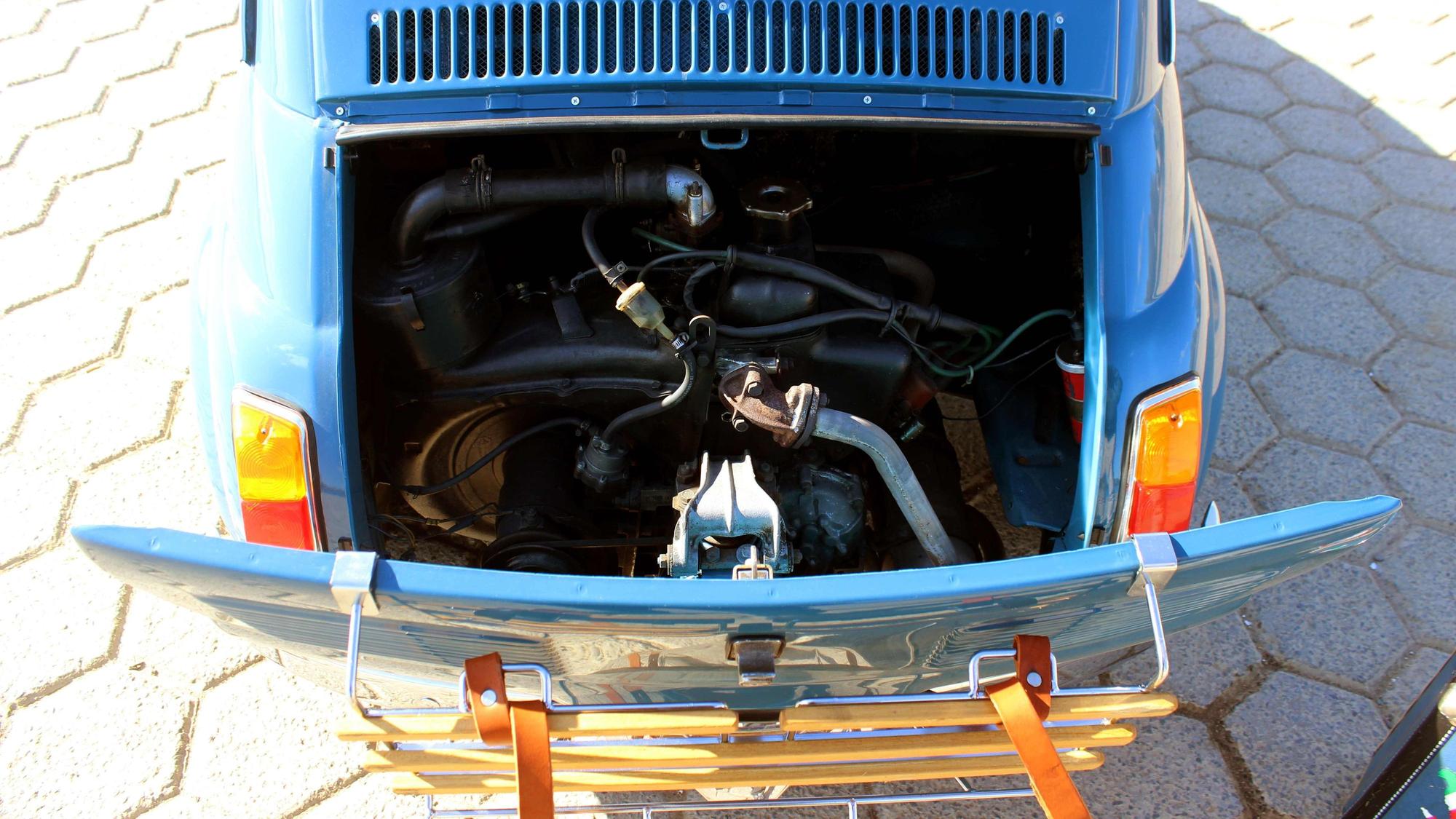 Motor beim Fiat 500
