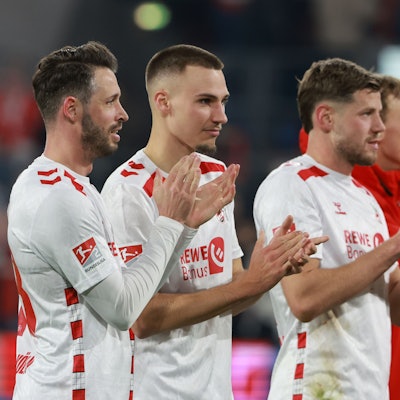 Auf Mark Uth (v.l.), Tim Lemperle und Imad Rondic lasten die Offensiv-Hoffnungen für das Saisonfinale.
