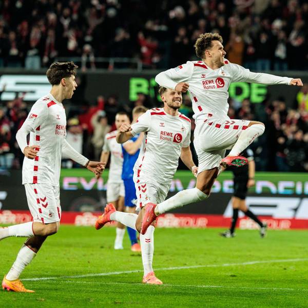 RECORD DATE NOT STATED 2. Fußball Bundesliga: 1. FC Köln - SV Darmstadt 98 15.03.2025 Jubel zum 2:1 durch Luca Waldschmidt 1. FC Köln, 9 nach Elfmeter 2. Fußball Bundesliga, 1. FC Köln - SV Darmstadt 98, Köln, Rheinenergiestadion am 15.03.2025 DFL REGULATIONS PROHIBIT ANY USE OF PHOTOGRAPHS AS IMAGE SEQUENCES AND/OR QUASI-VIDEO. *** 2 Bundesliga 1 FC Köln SV Darmstadt 98 15 03 2025 Luca Waldschmidt 1 FC Köln, 9 after penalty 2 Bundesliga, 1 FC Köln SV Darmstadt 98, Cologne, Rheinenergiestadion on 15 03 2025 DFL REGULATIONS PROHIBIT ANY USE OF PHOTOGRAPHS AS IMAGE SEQUENCES AND OR QUASI VIDEO Copyright: xBEAUTIFULxSPORTS/Wunderlx