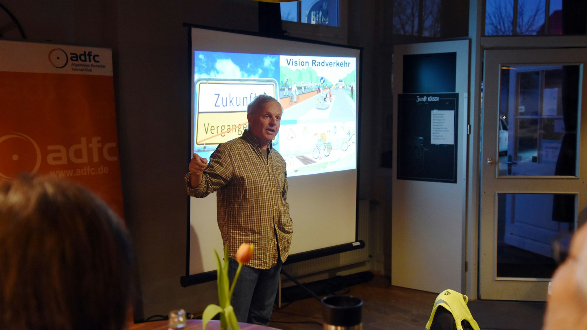 Das Gründungstreffen des ADFC Oberberg fand in der Gaststatte Alter Bahnhof in Marienheide statt.