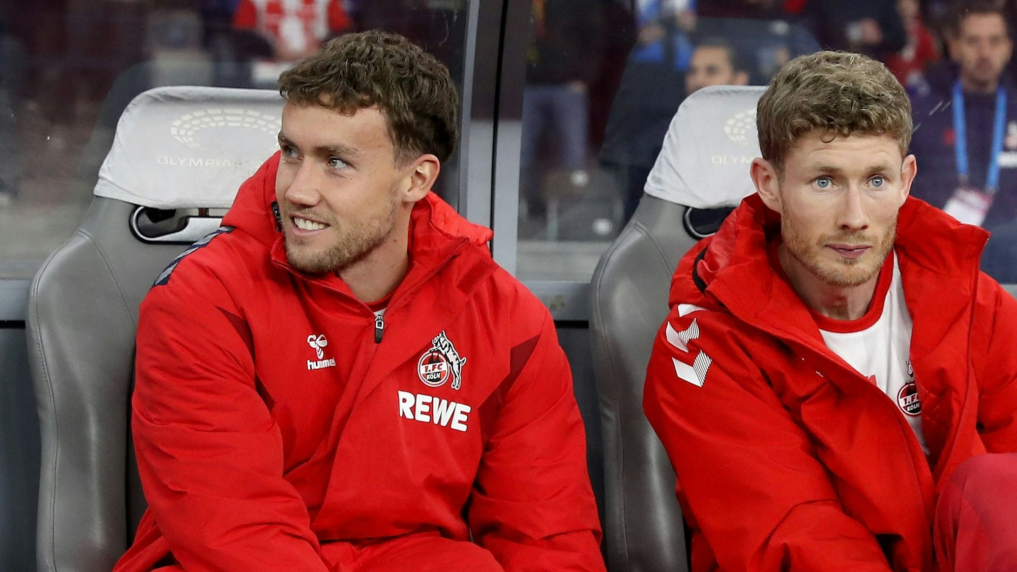 02.11.2024, xtgx, Fussball 2.Bundesliga, Hertha BSC Berlin - 1.FC Köln emspor, v.l. Luca Waldschmidt 1.FC Köln, Koeln Florian Kainz 1.FC Köln, Koeln Elias Bakatukanda 1.FC Köln, Koeln Jaka Cuber Potocnik 1.FC Köln, Koeln Ersatzbank DFL/DFB REGULATIONS PROHIBIT ANY USE OF PHOTOGRAPHS as IMAGE SEQUENCES and/or QUASI-VIDEO Berlin *** 02 11 2024, xtgx, Soccer 2 Bundesliga, Hertha BSC Berlin 1 FC Köln emspor, v l Luca Waldschmidt 1 FC Köln, Koeln Florian Kainz 1 FC Köln, Koeln Elias Bakatukanda 1 FC Köln, Koeln Jaka Cuber Potocnik 1 FC Köln, Koeln Ersatzbank DFL DFB REGULATIONS PROHIBIT ANY USE OF PHOTOGRAPHS as IMAGE SEQUENCES and or QUASI VIDEO Berlin