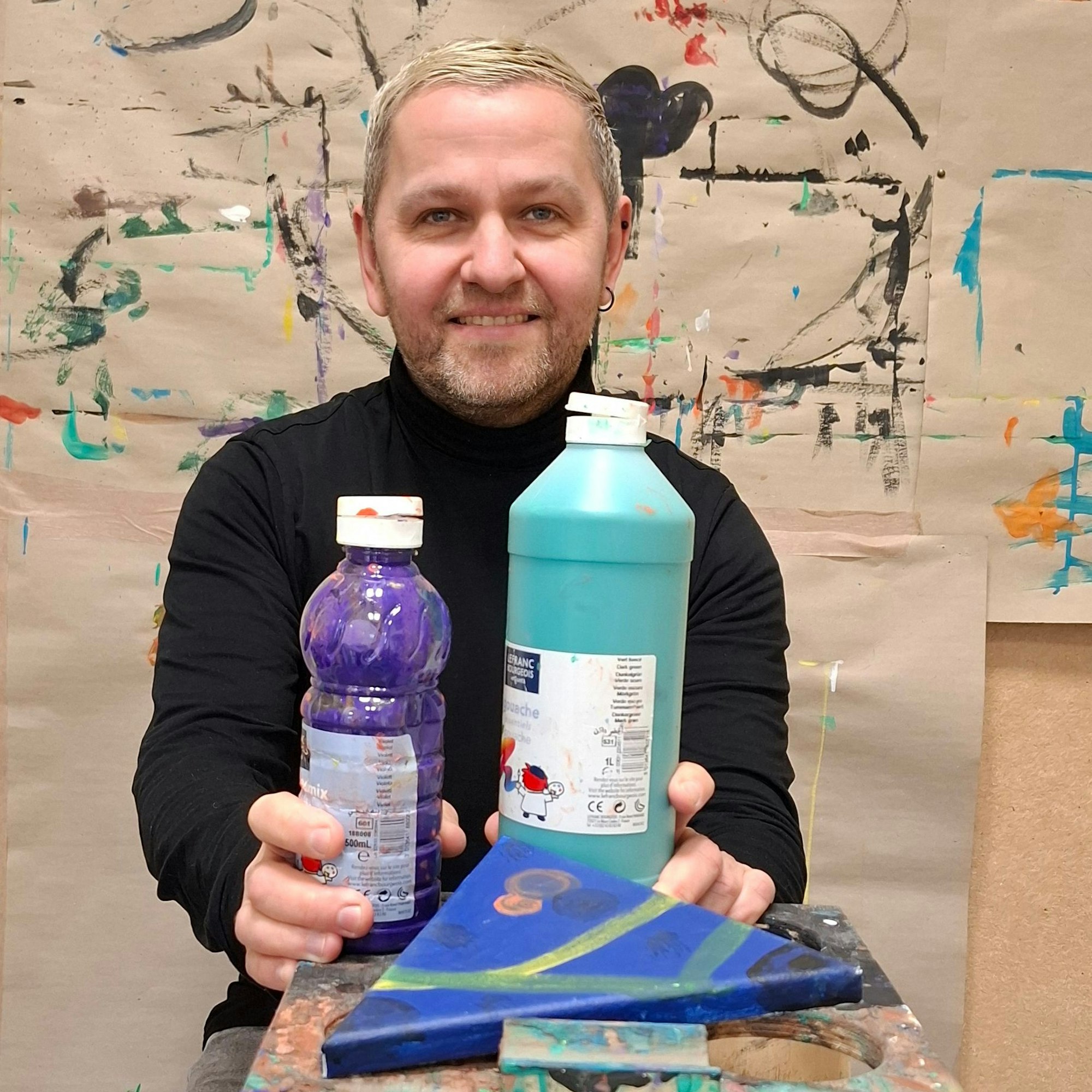 Alexander Pfaff arbeitet als stellvertretender Leiter in der Kita Borkumstraße.