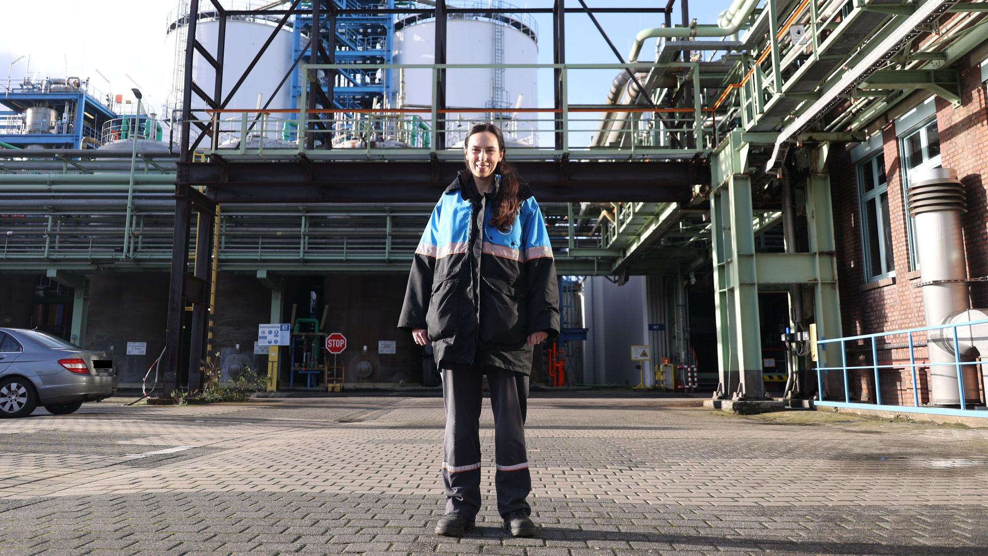 Alexandra Milli ist Chemikantin bei Covestro.