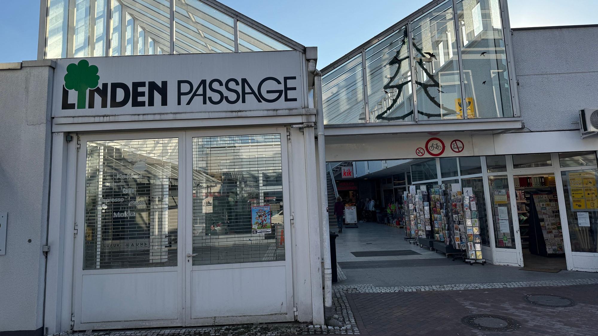 Die Lindenpassage in der Burscheider Innenstadt