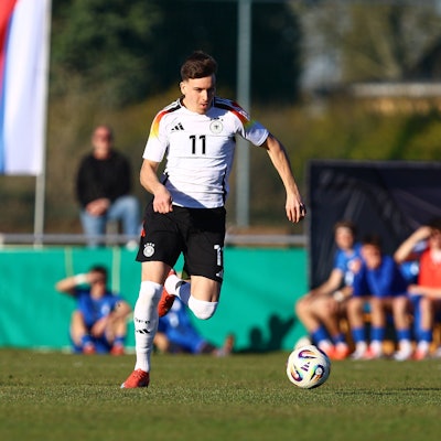 11 Said El Mala Deutschland U19 Fußball I Junioren I UEFA-U19-Europameisterschaft I Saison 2024-2025 I Qualifikationsturnier I Deutschland U19 - Slowenien U19 I 19.03.2025 I Drömlingstadion *** 11 Said El Mala Germany U19 Football I Juniors I UEFA European U19 Championship I Season 2024 2025 I Qualifying tournament I Germany U19 Slovenia U19 I 19 03 2025 I Drömlingstadion