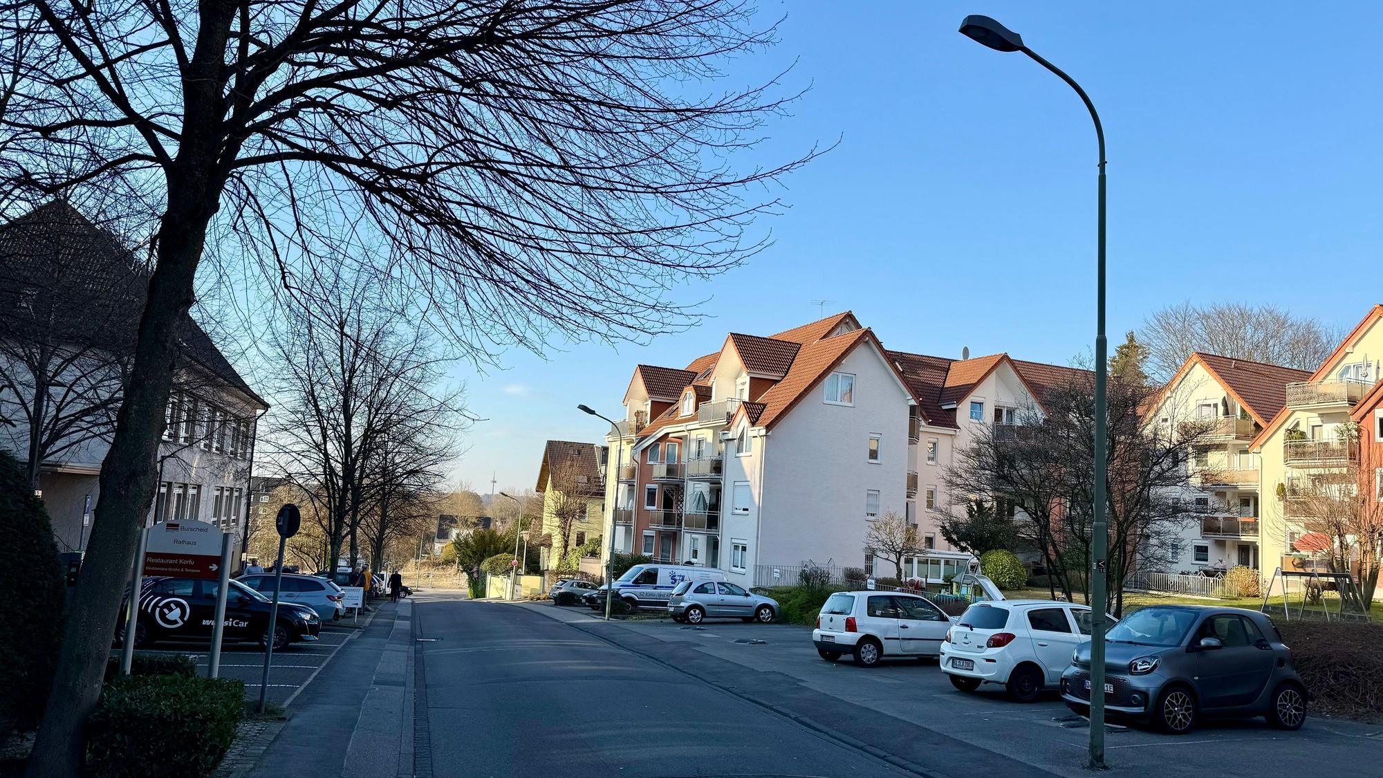 Straßenlaterne in Burscheid
