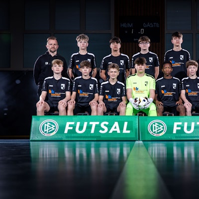 Mannschaftsfoto der C-Jugend des FV Wiehl.