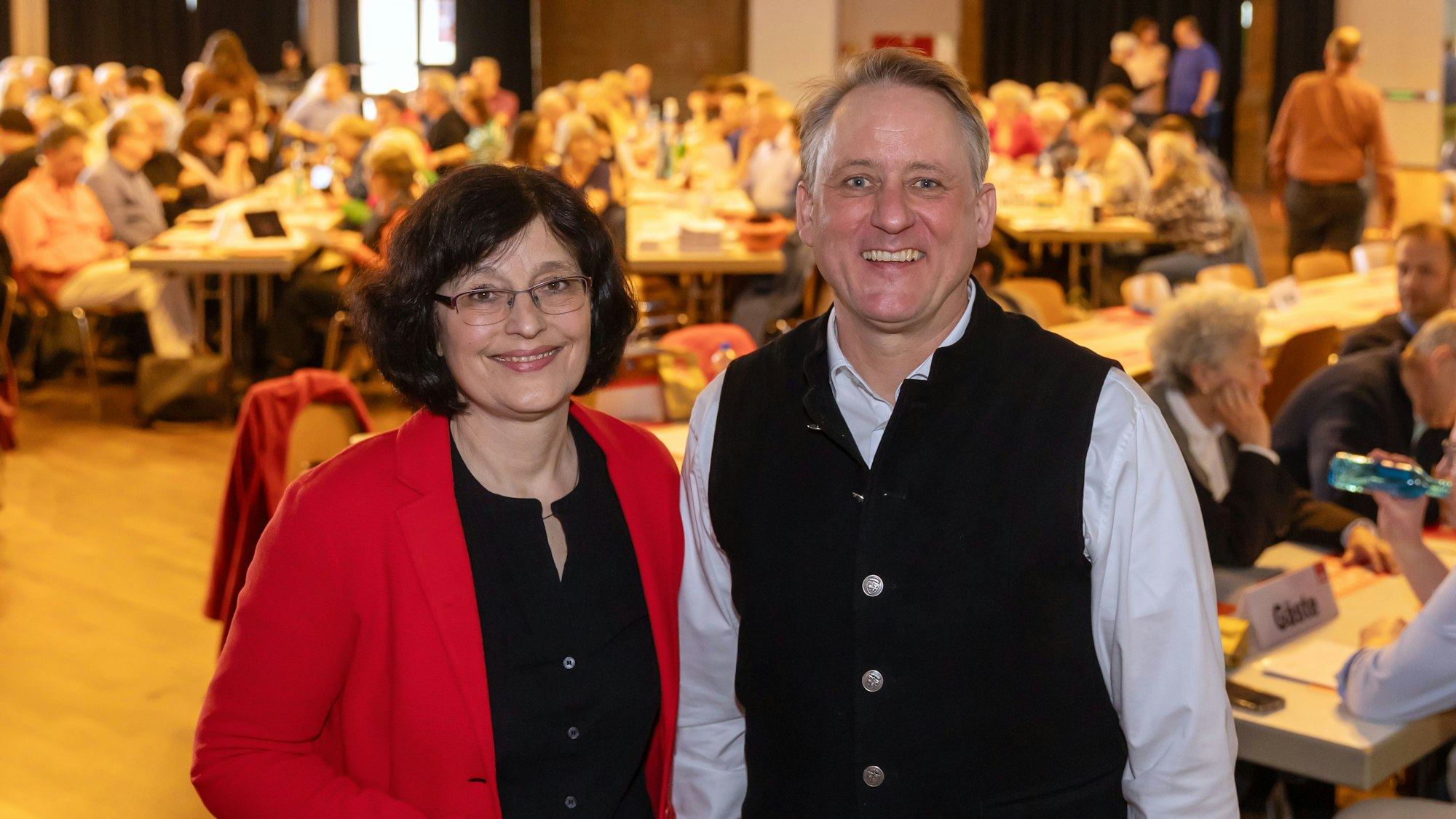 Andre Schirmer und Claudia Walther, die Doppelspitze der Kölner SPD.