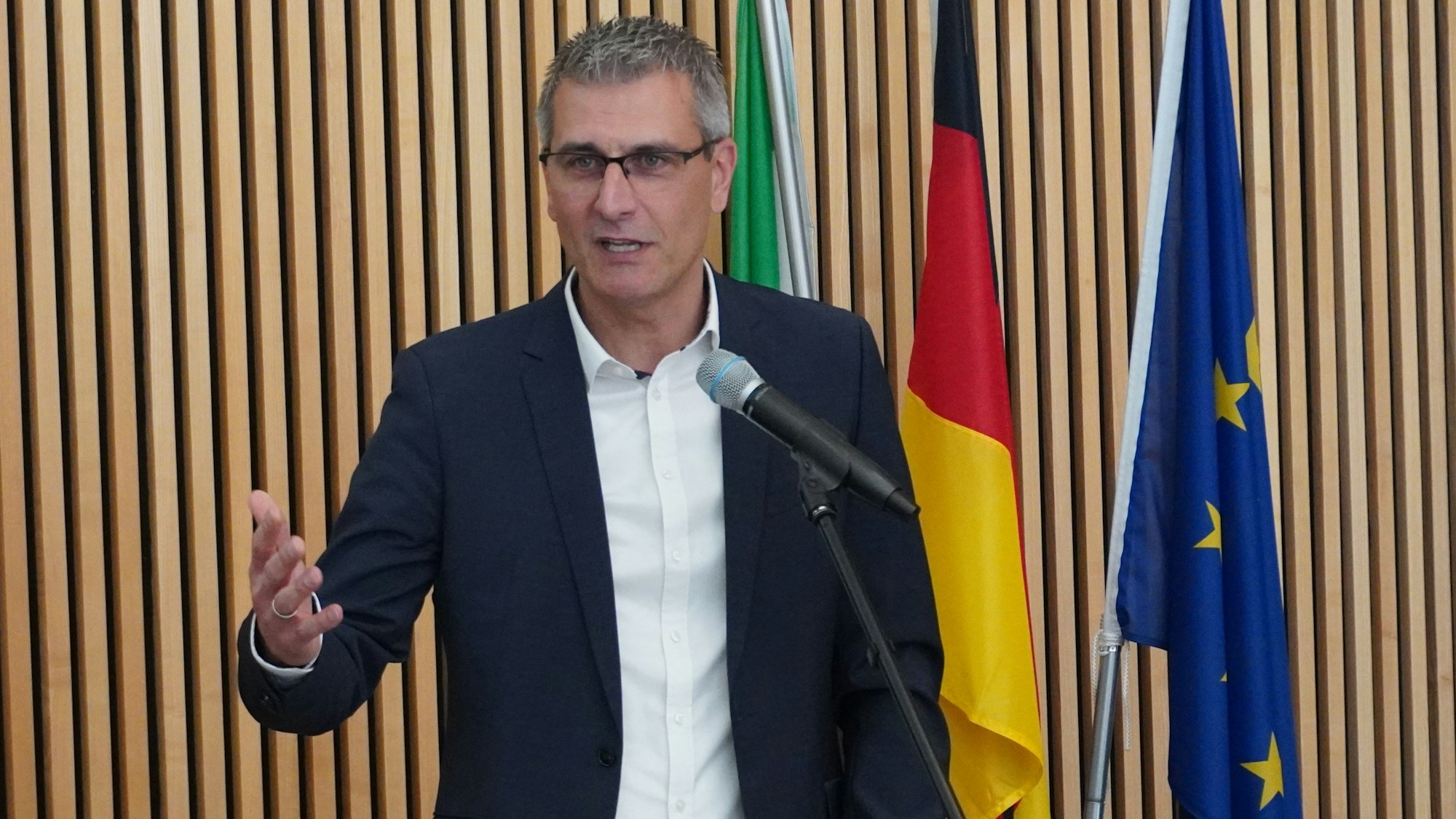 Michael Stupp gab sich in seiner Bewerbungsrede kämpferisch.