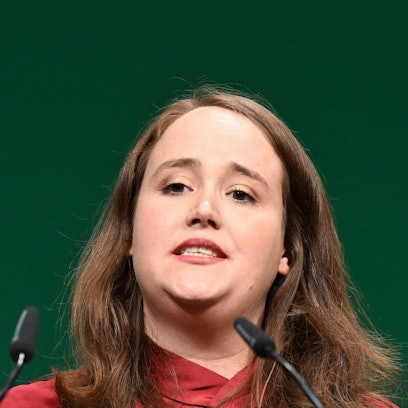 Ricarda Lang, frauenpolitische Sprecherin der Grünen, hat einen Namensvorschlag für die neue Koalition. (Archivbild)