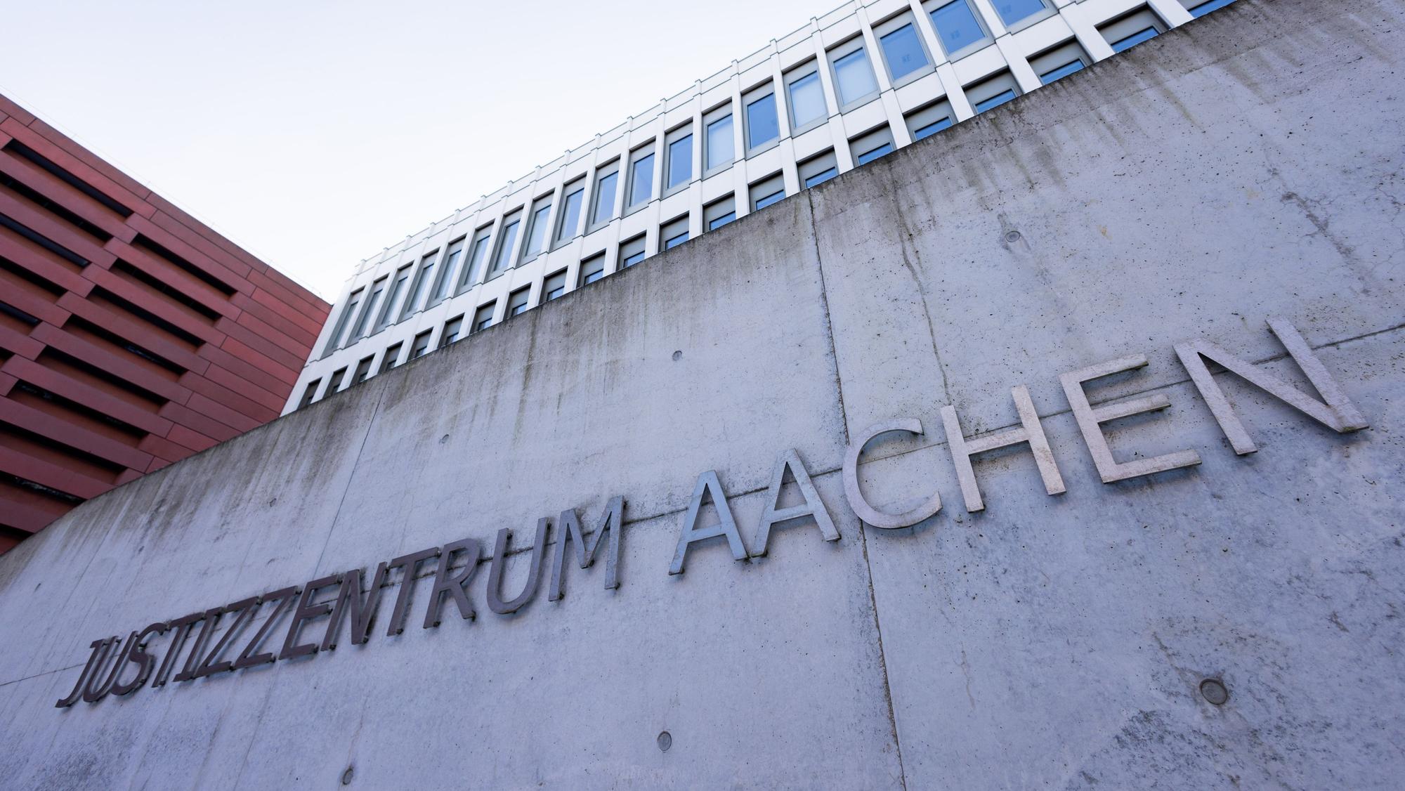 Blick auf das Aachener Justizzentrum