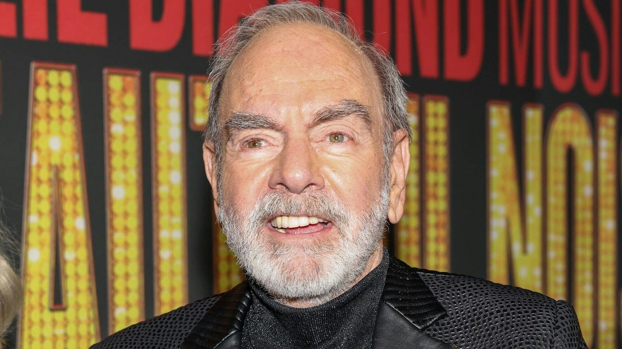 Neil Diamond bei der Premiere des Jukebox-Musicals „A Beautiful Noise: The Neil Diamond Musical“ am Broadway.