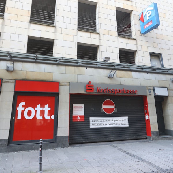 Das Parkhaus der Kreissparkasse an der Richmodstraße