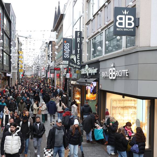 Blick in die Hohe Straße