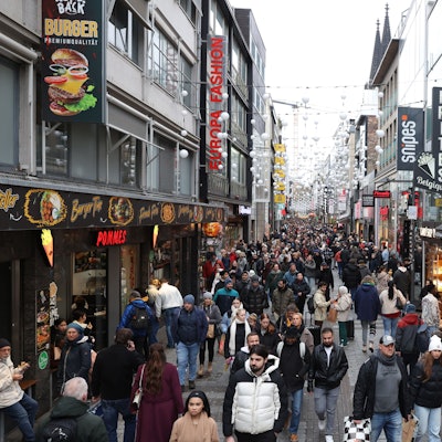 Blick in die Hohe Straße