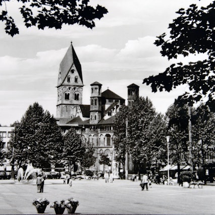 Der Neumarkt in Köln im Jahr 1957. Quelle: Archiv Dr. Ulrich Krings