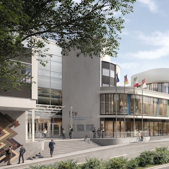 Visualisierungen des neuen Kreishauses in Gummersbach.