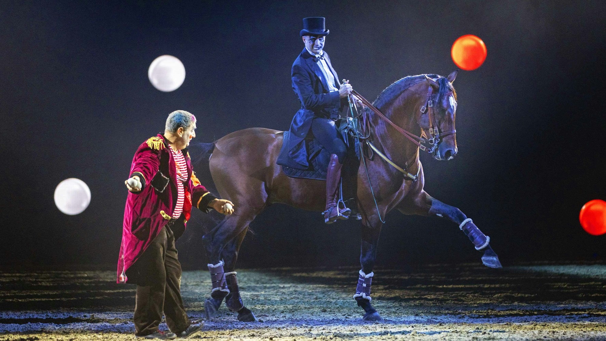 Szene aus der Pferdeshow „Cavalluna – Grand Moments“