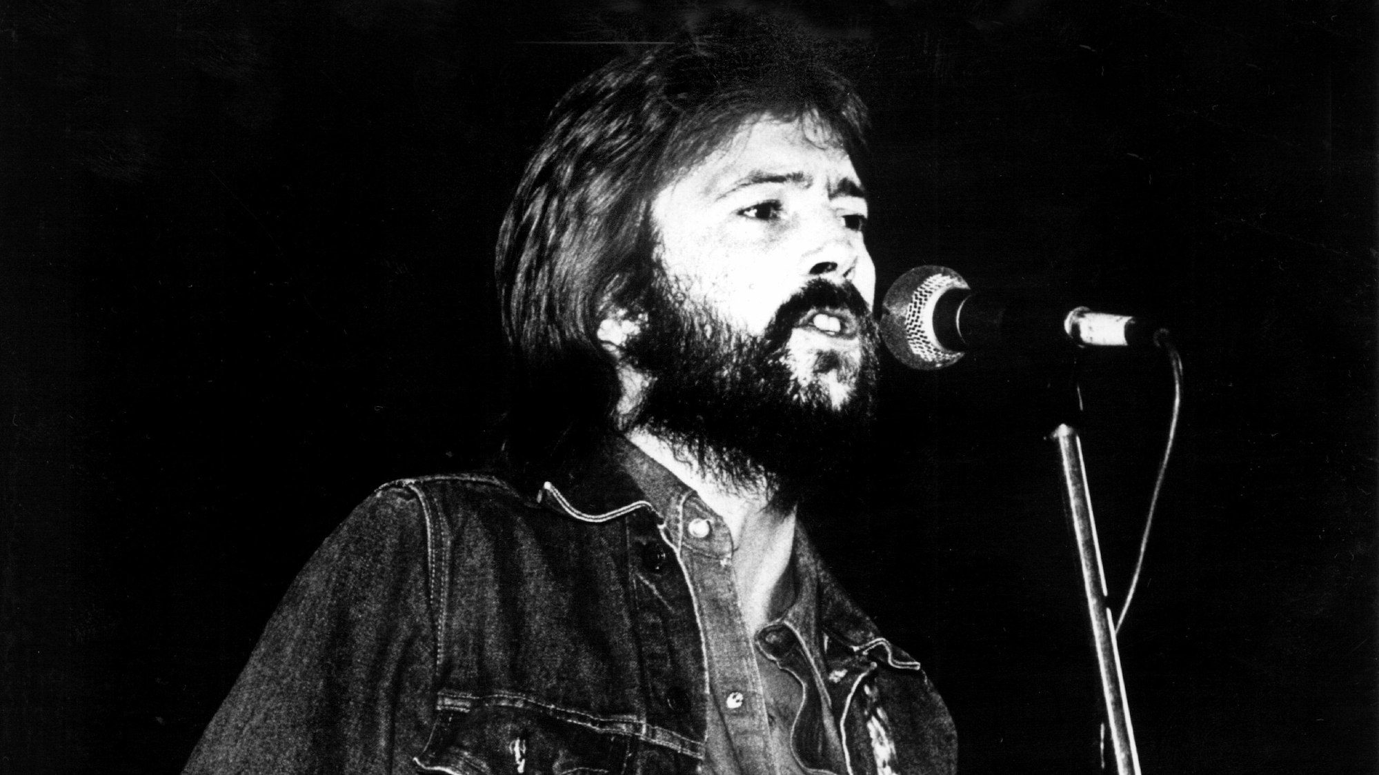 Eric Clapton im Jahre 1974.