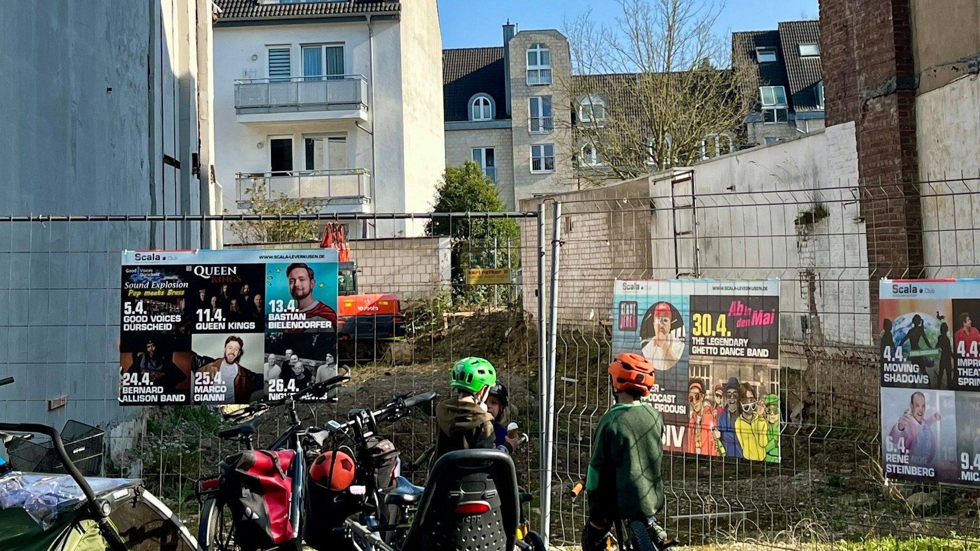 Baulücke in der Schlebuscher Fußgängerzone