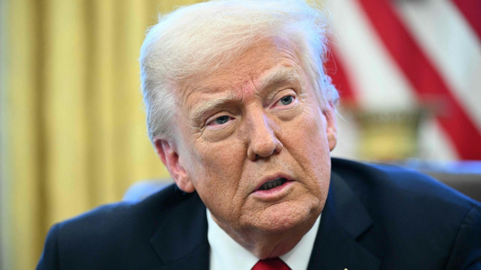 US-Präsident Donald Trump am Mittwoch im Weißen Haus. (Archivbild)