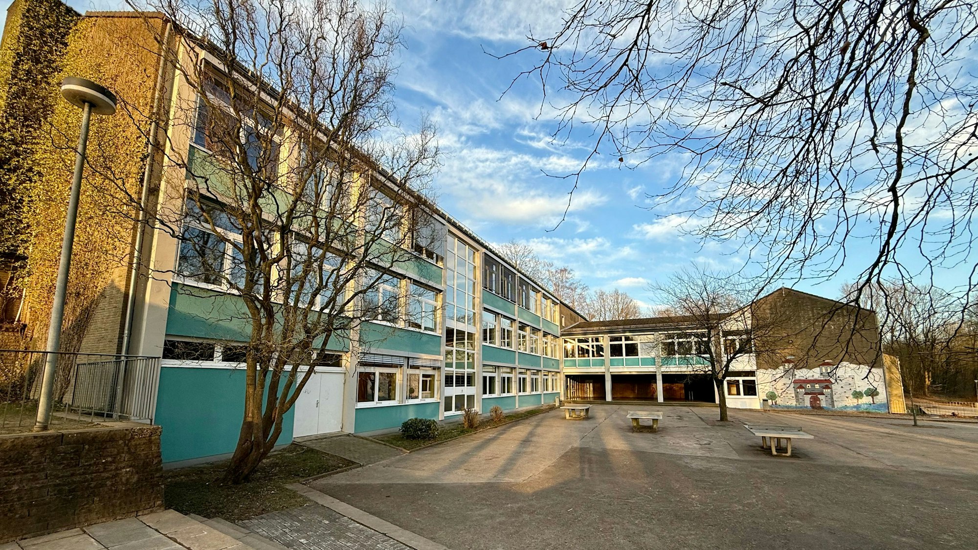 Hof der Montanus-Grundschule