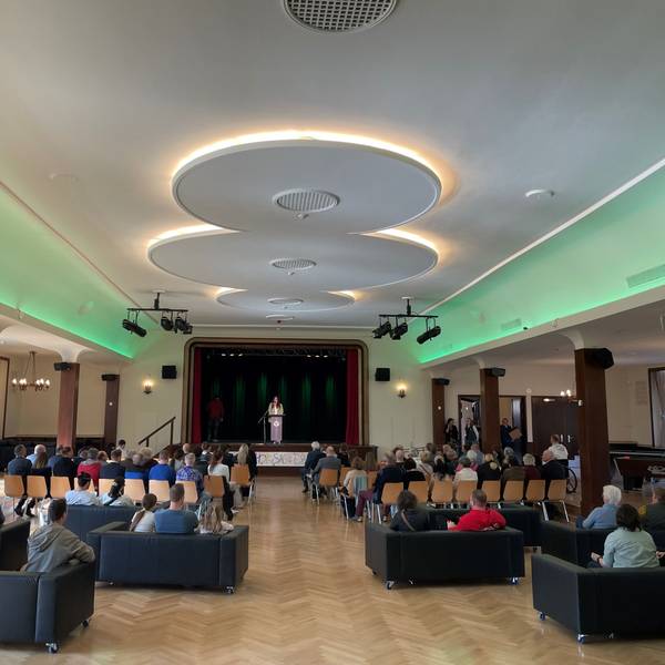 Im großen Saal sollen demnächst auch wieder Karnevalsveranstaltungen stattfinden.