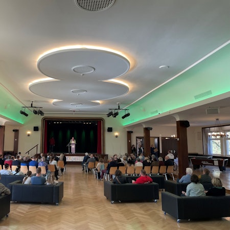 Im großen Saal sollen demnächst auch wieder Karnevalsveranstaltungen stattfinden.