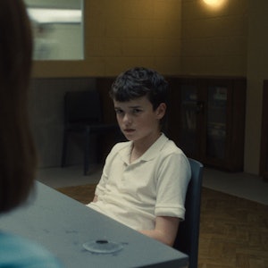 Owen Cooper spielt Jamie Miller in der britischen Netflix-Serie „Adolescence“.